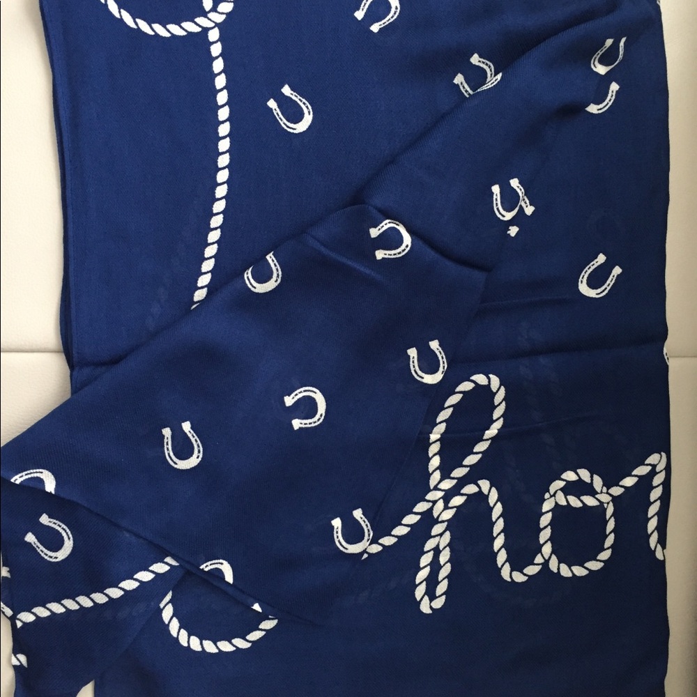 Brand New Kate Spade Howdy Oblong Horseshoe Scarf - Picture 6 of 6